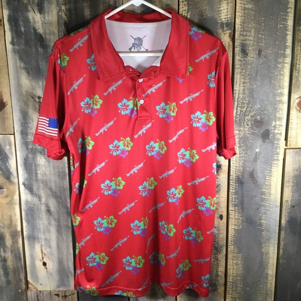 American Grunt polo shirt men’s size large